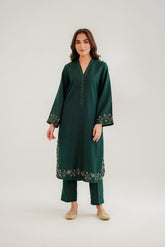 2 Piece Cotton Karandi Embroidered Suit (CP0311)